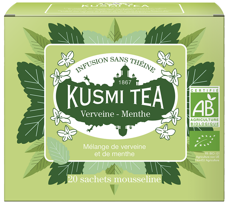 infusion verveine menthe kusmi tea